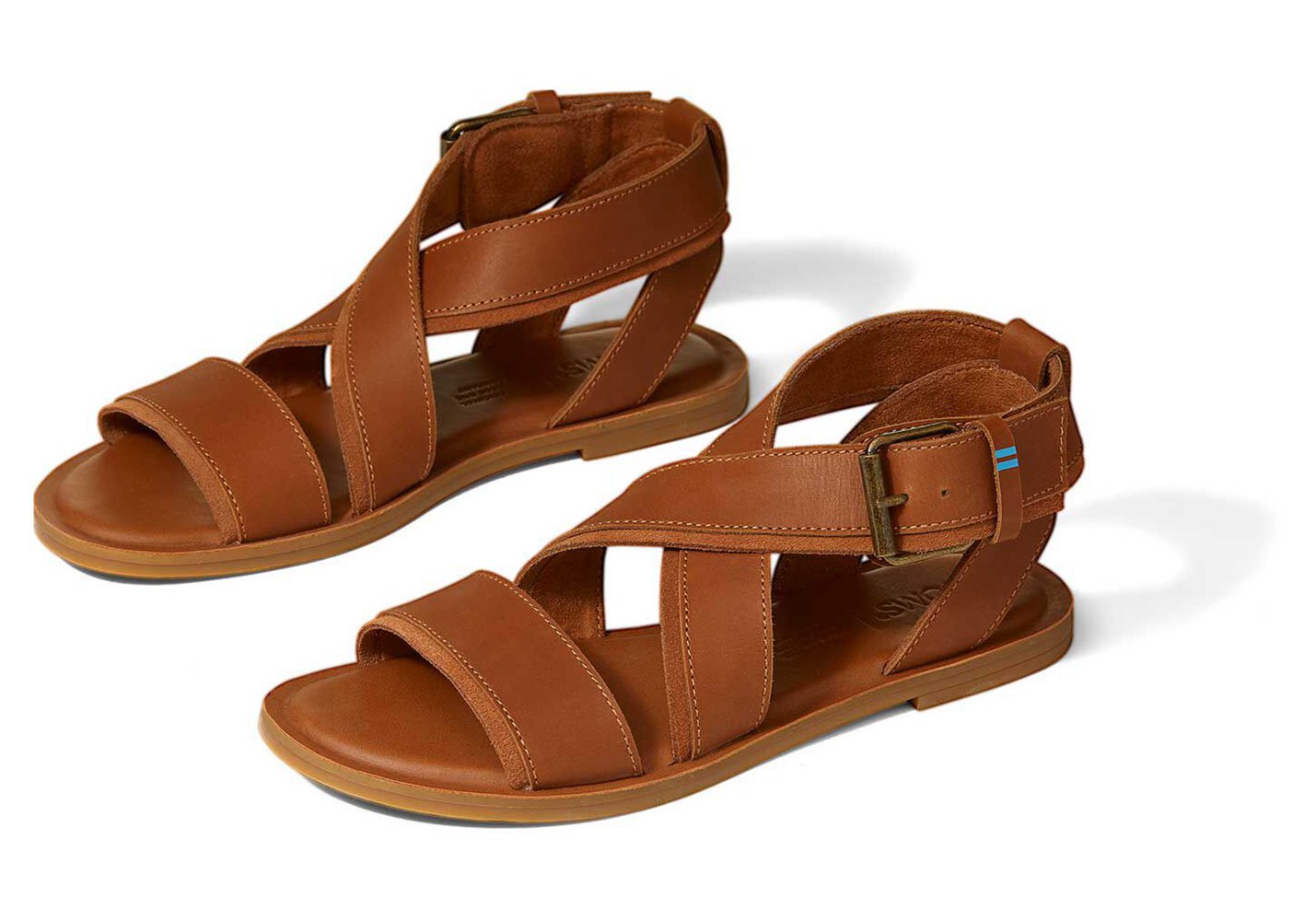 Toms Sidney Sandals Brown - Womens - 19340-CBHX